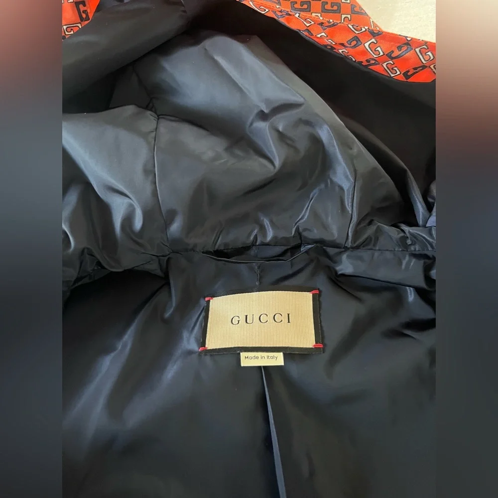 Gucci Orange Patterned Jacket
